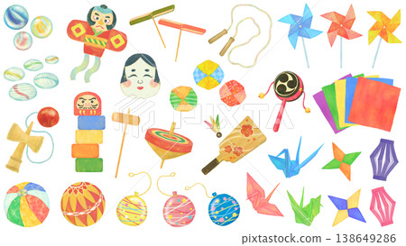 復古玩具插畫集(昭和時代) 復古玩具插畫集(昭和時代) 138649286