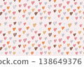 Hearts Seamless Pattern, Vector Illustration 138649376