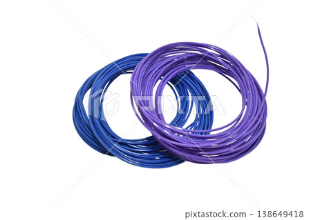 Blue plastic for 3D pen. Blue plastic for 3D pen. 138649418