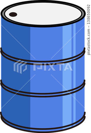 原油桶_藍色 138650092