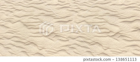 Wind ripples forming textured pattern on desert sand Wind ripples forming textured pattern on desert sand 138651113