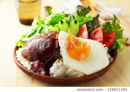 夏威夷米飯漢堡 138651390