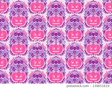 seamless pattern with decorative frame seamless pattern with decorative frame 138651619