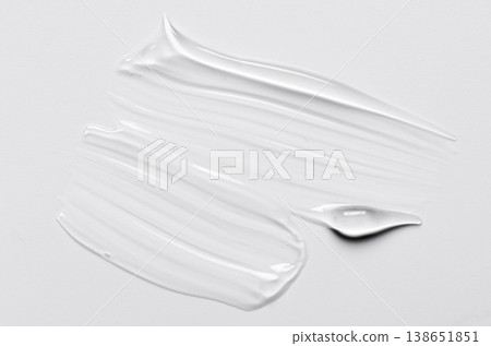 A sample of a facial serum with hyaluronic acid and collagen. 138651851