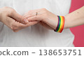 Celebrating Love and Diversity with Rainbow Symbolism.  138653751