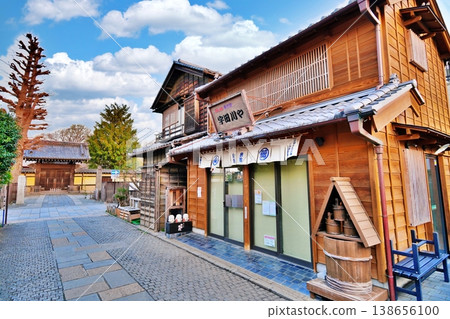 The townscape of Koedo Kawagoe's Candy Alley 138656100