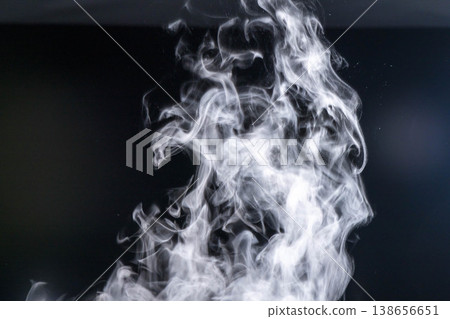 Abstract background with flowing white smoke Abstract background with flowing white smoke 138656651