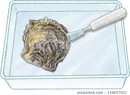 挖珍珠體驗_2_用刀撬開珍珠牡蠣 138657022