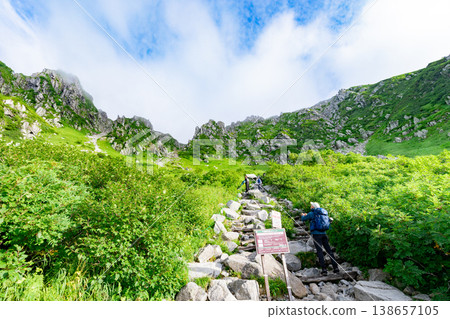 Senjojiki Cirque hiking trails and spectacular views 138657105