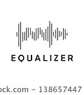 Premium Audio Equalizer Logo Elegant Sound Branding for Modern Business 138657447