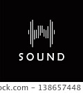 Abstract Equalizer Logo Sound Wave Music Icon for Digital Branding 138657448