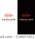 Equalizer Logo Audio Wave Minimal Line Art Design 138657451
