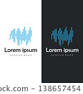 Equalizer Audio Logo Modern Sound Wave Technology Branding 138657454