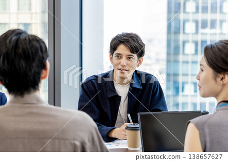 會見商界人士 會見商界人士 138657627