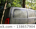 Car abandoned in the mountains 138657904