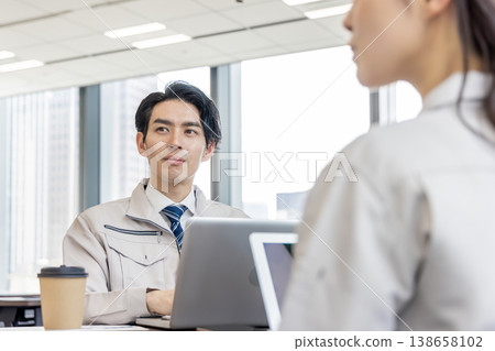 staff in work clothes 138658102