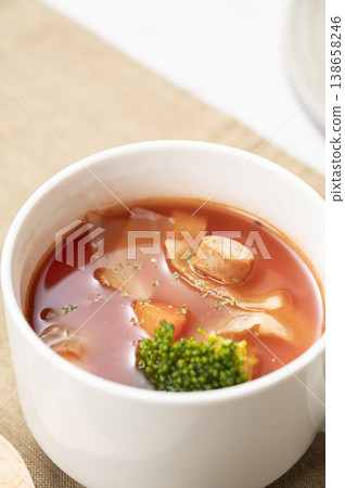 Minestrone soup Minestrone soup 138658246