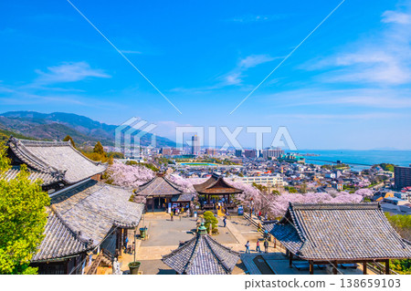 Mii-dera Temple Observation Deck: Views of Otsu cityscape and scenery Mii-dera Temple Observation Deck: Views of Otsu cityscape and scenery 138659103