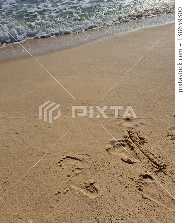 texture of the sand beach texture of the sand beach 138659300