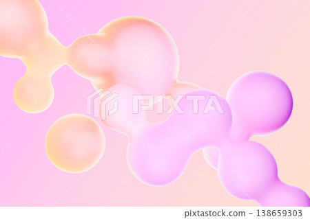 Purple and pink abstract organic shapes with soft lighting Purple and pink abstract organic shapes with soft lighting 138659303