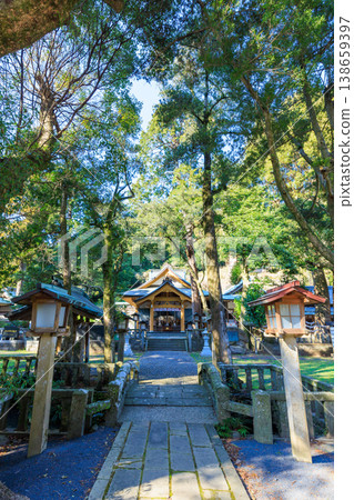 長崎縣壹岐市住吉神社春季景色 138659397