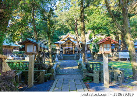 長崎縣壹岐市住吉神社春季景色 長崎縣壹岐市住吉神社春季景色 138659399