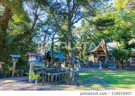 長崎縣壹岐市住吉神社春季景色 長崎縣壹岐市住吉神社春季景色 138659407