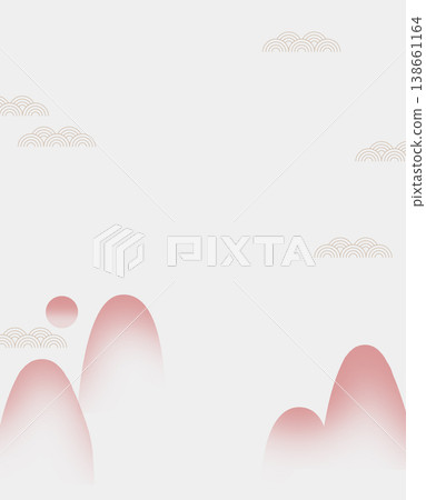 Chinese style landscape architecture with golden, blue, and pink ink, traditional aesthetic art illustration Chinese style landscape architecture with golden, blue, and pink ink, traditional aesthetic art illustration 138661164