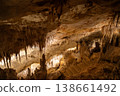 Drach Caves, Majorca: Stalactites and stalagmites in a subterranean pool 138661492
