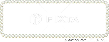 Pearl decorative border_for title_pearl Pearl decorative border_for title_pearl 138661555