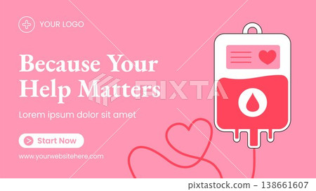 Flat Cartoon Hand Drawn Social Media Thumbnail Background World Blood Donor Day Flat Cartoon Hand Drawn Social Media Thumbnail Background World Blood Donor Day 138661607