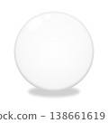 Plump, round material, white, gel-like, glossy gradient. 138661619