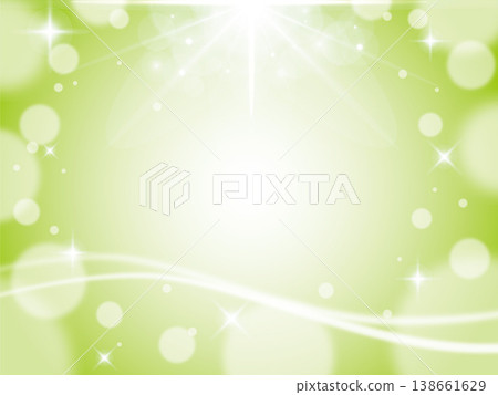 閃閃發光的弧形綠色背景 138661629
