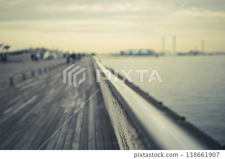 The sea as seen from Osanbashi Pier The sea as seen from Osanbashi Pier 138661907