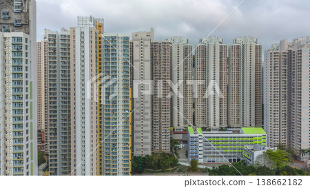 March 28 2026 HONG KONG Tall residential towers rising across Yau Tong 138662182