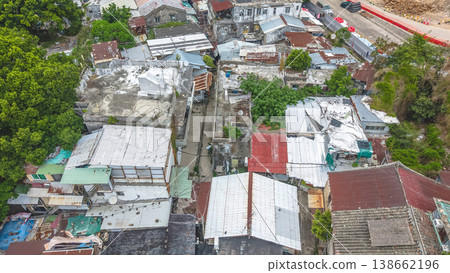 March 28 2026 Dense tin roof homes across Cha Kwo Ling, HK March 28 2026 Dense tin roof homes across Cha Kwo Ling, HK 138662196
