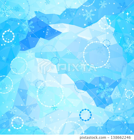 Pop-art style cool ice background_square 138662246