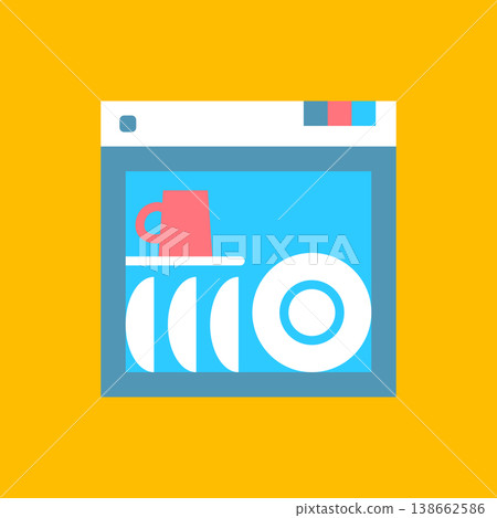 Dishwasher icon Dishwasher icon 138662586