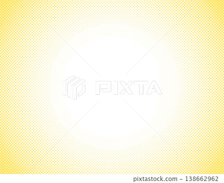 Radial halftone dot frame background, yellow, 2 Radial halftone dot frame background, yellow, 2 138662962