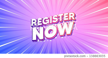 Register now sun rays gradient banner. Light burst background. Register now tag. Free registration offer. Create an account message. Gradient sun rays. Sunburst light. Vector Register now sun rays gradient banner. Light burst background. Register now tag. Free registration offer. Create an account message. Gradient sun rays. Sunburst light. Vector 138663035