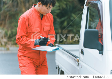 Mini truck and auto mechanic Mini truck and auto mechanic 138663100
