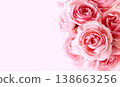 Image of a pink double rose 138663256
