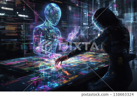 Futuristic Interaction Between Human and Virtual Avatar in a Digital Environment 138663324
