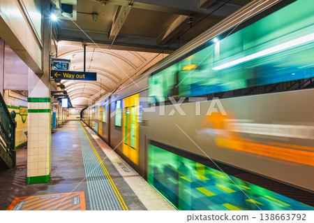 Sydney Underground St. James Station 138663792
