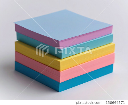 sticky notes, memo pad, study notes, exam prep, school supplies, back to school, color memo, reminder note, writing aid, adhesive notes, daily reminder, academic tool, organized study, productivity it 138664571