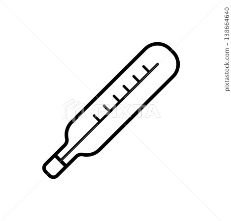 Medical Thermometer Temperature Icon 138664640