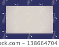 留有空白區域。薩克斯風圖案背景（藍色，簡約設計）。 138664704