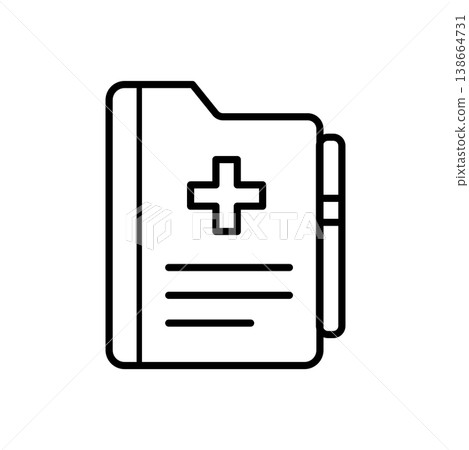 Medical Records Folder Icon 138664731