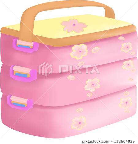 Lunch box Sakura pink Lunch box Sakura pink 138664929