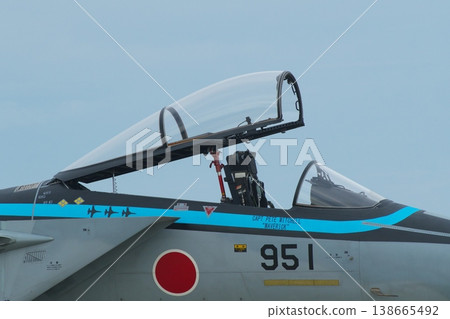 Japan Air Self-Defense Force F-15J cockpit Japan Air Self-Defense Force F-15J cockpit 138665492